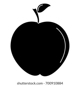 apple fresh fruit icon