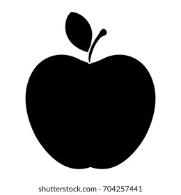 apple fresh fruit icon