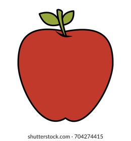 apple fresh fruit icon