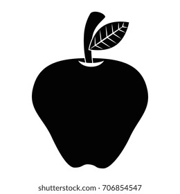 apple fresh fruit icon