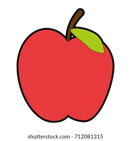 apple fresh fruit icon