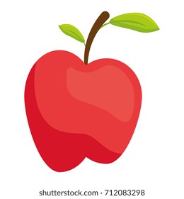 apple fresh fruit icon