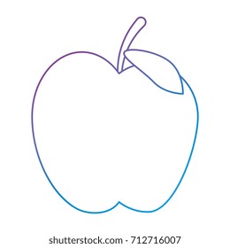 apple fresh fruit icon