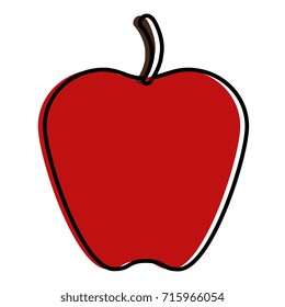 apple fresh fruit icon