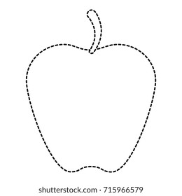 apple fresh fruit icon