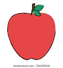 apple fresh fruit icon