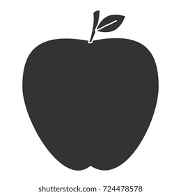 apple fresh fruit icon