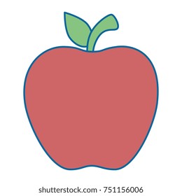 apple fresh fruit icon