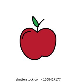 apple fresh fruit isolated icon vector illustration design