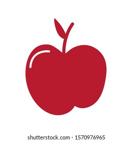 apple fresh fruit isolated icon vector illustration design