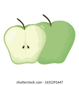 apple fresh fruit isolated icon vector illustration design