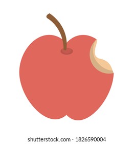 apple fresh fruit isolated icon vector illustration design