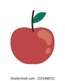 apple fresh fruit isolated icon