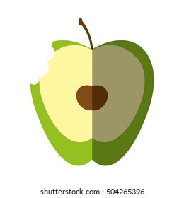 apple fresh fruit isolated icon vector illustration design