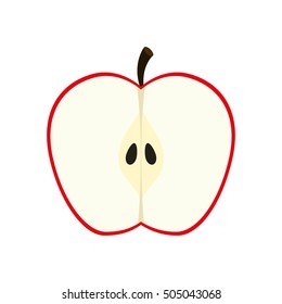 apple fresh fruit isolated icon vector illustration design