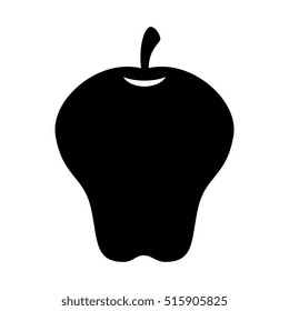 apple fresh fruit isolated icon