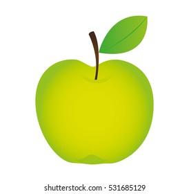 apple fresh fruit isolated icon vector illustration design