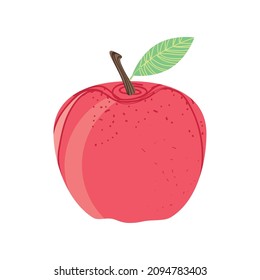 icono de la naturaleza de la fruta fresca de manzana
