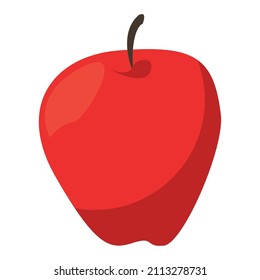 apple fresh fruit red icon