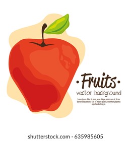 apple fresh and healthy fruit