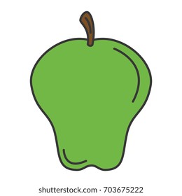apple fresh isolated icon