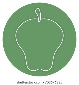 apple fresh isolated icon