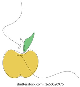 Apple fruit background design vector illustration