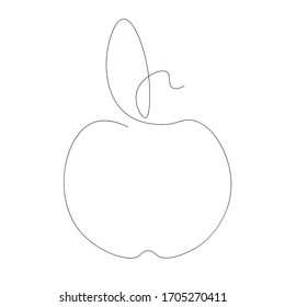 Apple fruit background vector illustration