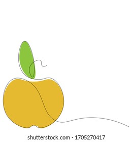 Apple fruit background vector illustration