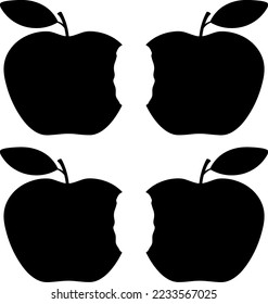 Apple fruit with black colors