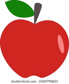 Apple , fruit, dashed line, for kids