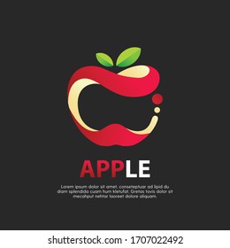 Apple Fruit design with modern style vector illustration