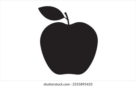 Apple fruit flat icon  illustration