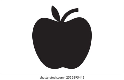 Apple fruit flat icon  illustration