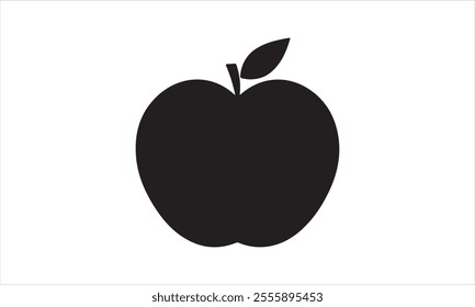 Apple fruit flat icon  illustration