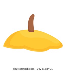 Apple fruit garbage icon cartoon vector. Waste sorting. Pet can food