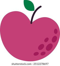 Apple Fruit Handdrawn Vector Illustration