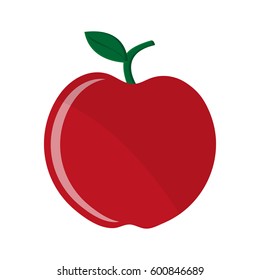 Red Apple Vector Illustration Stock Vector (Royalty Free) 86399152 ...