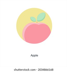 Apple or Fruit Icon Concept
