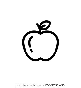 apple fruit icon design concept