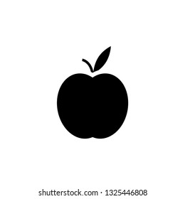 Apple fruit icon design template vector isolated illustration