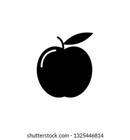 Apple fruit icon design template vector isolated illustration