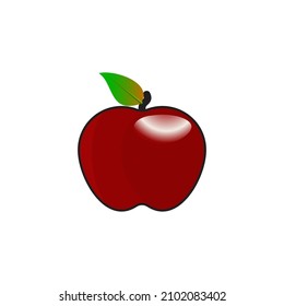apple fruit icon design vector templates white on background