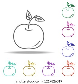 Apple, fruit icon. Elements of Thanksgiving day in multi color style icons. Simple icon for websites, web design, mobile app, info graphics