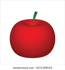 Icono de fruta de manzana Vector de alta calidad