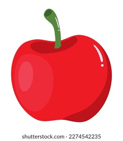 diseño aislado de icono de fruta de manzana