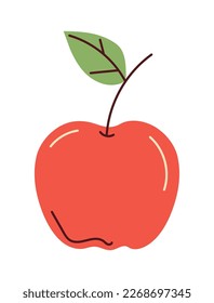 apple fruit icon isolated white background
