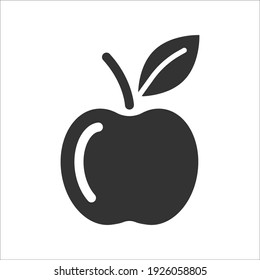 Apple Fruit Icon, Vector Graphics