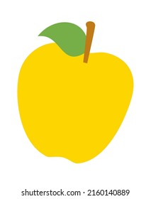 Icono de fruta de manzana. Ilustración del vector