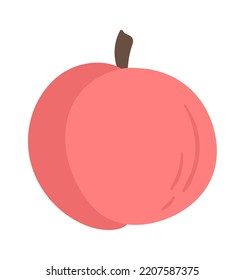 Apple fruit icon. Vector illustration